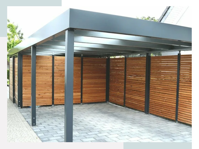 Навесы для парковки в Горно-Алтайске