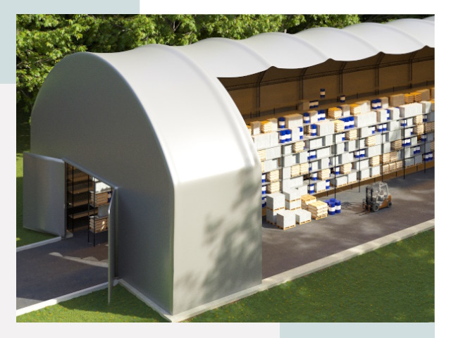 Тентовые ангары в Горно-Алтайске