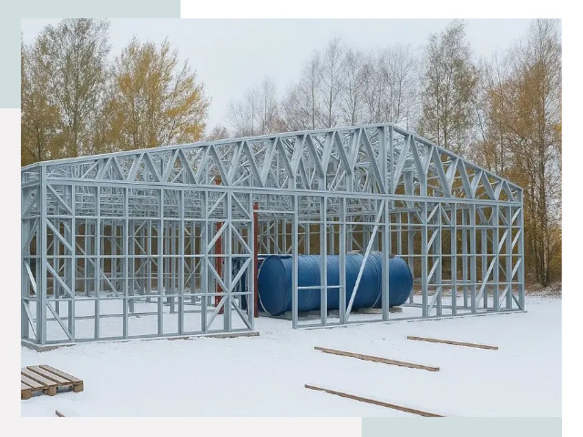 Металлические ангары в Горно-Алтайске