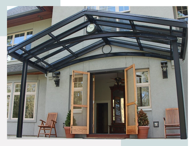 Козырьки металлические в Горно-Алтайске