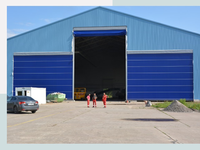 Ангарные ворота в Горно-Алтайск от СтальСтрой-Грн по цене 622 руб.