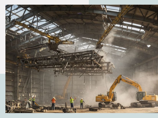 Демонтаж ангаров в Горно-Алтайске от 622 руб. за м²