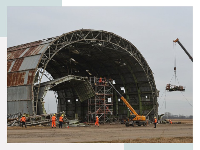Демонтаж ангаров в Горно-Алтайске