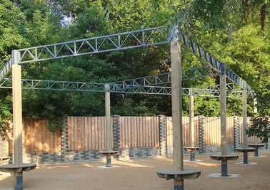 Терраса из металлоконструкций под ключ, проектирование, изготовление и монтаж от СтальСтрой-Грн